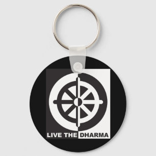 Leben das Dharma Schlüsselanhänger