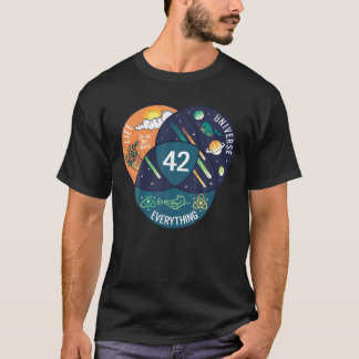 Leben das Universum und alles 42 Antworten auf das T-Shirt