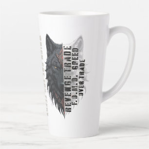 Leben der Händler   Weißer Wolf   Schwarzer Wolf Milchtasse