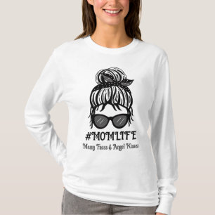 Leben der Mama   Mama, Mommy und Bruh T-Shirt