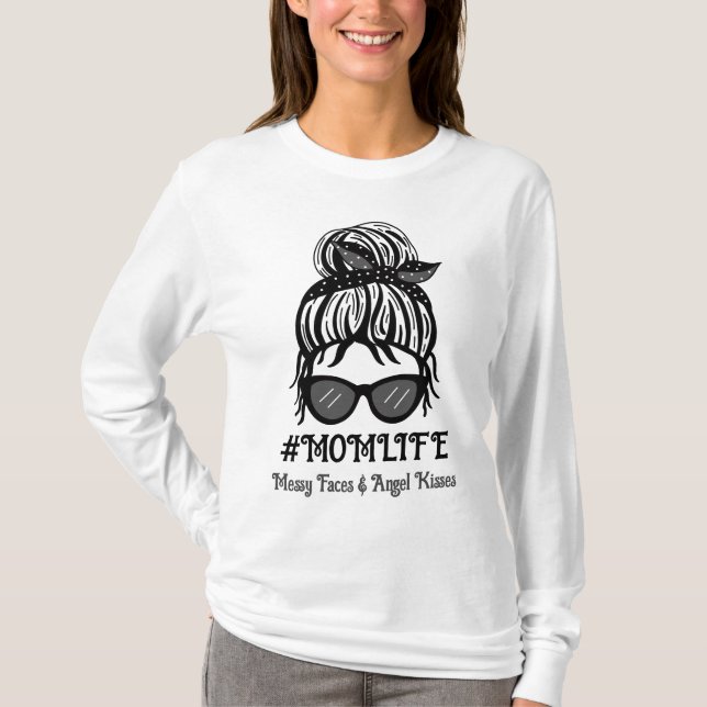 Leben der Mama | Mama, Mommy und Bruh T-Shirt (Vorderseite)