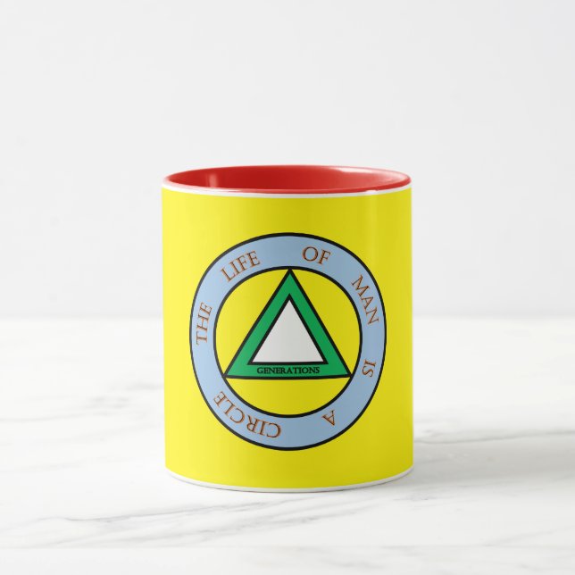 LEBEN DER MENSCHLICHEN Tasse (Zentrum)