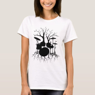 Leben der Schlag zum Tempo von Schaffung ~ Trommel T-Shirt