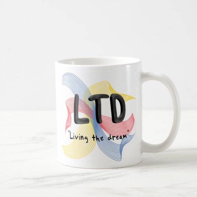 leben der Traum Kaffeetasse (Rechts)