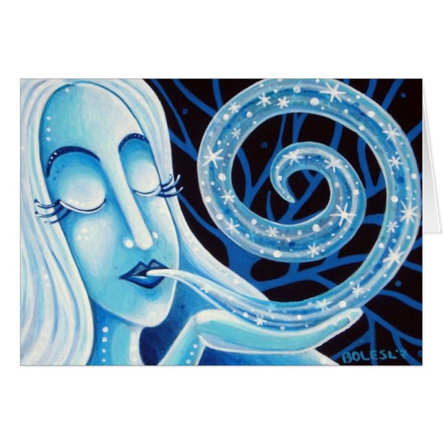 Leben der Winter-Karte (Vorderseite (Horizontal))