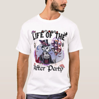 Leben des Gothischen Hundes nach dem Party mit Sch T-Shirt