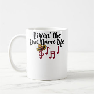 Leben des Line Dance Lebens Landline-Tanz Kaffeetasse