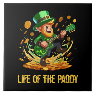 Leben des Paddys, St. Patricks Tag Fliese