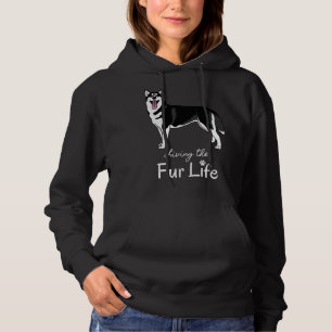 Leben des unheilvollen weißen Textes Hoodie