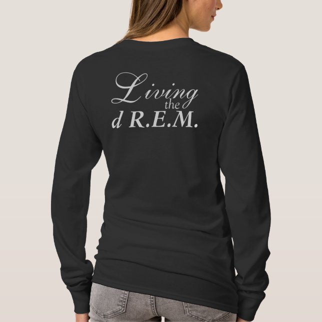 Leben die dR.E.M lange Hülse T T-Shirt (Rückseite)