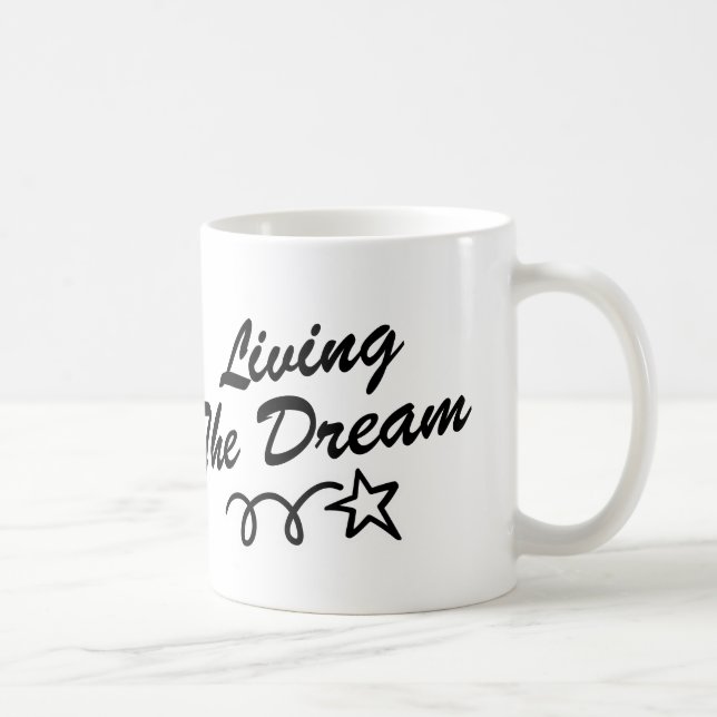 Leben die Traumkaffee-Tasse Kaffeetasse (Rechts)