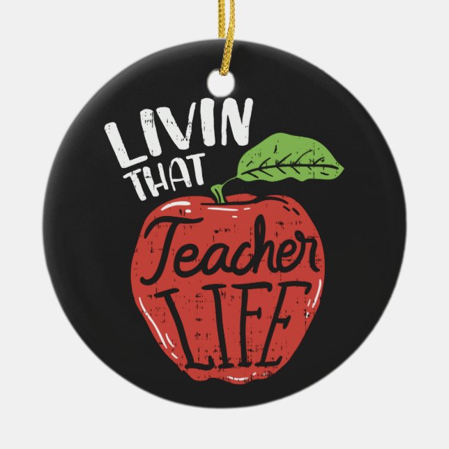 Leben dieses Lehrers Leben Leiter der Schule Keramik Ornament (Vorne)