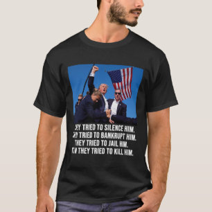 Leben Donald Trump Tasse Shot - Nie übergeben T-Shirt