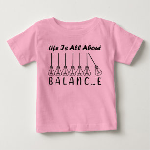 Leben dreht sich alles um die Motivationsinspirati Baby T-shirt