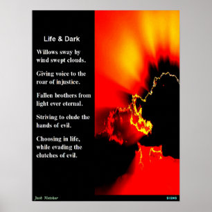 Leben & Dunkelheit Poster