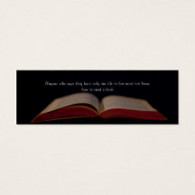 Leben durch Bücher Lesezeichen