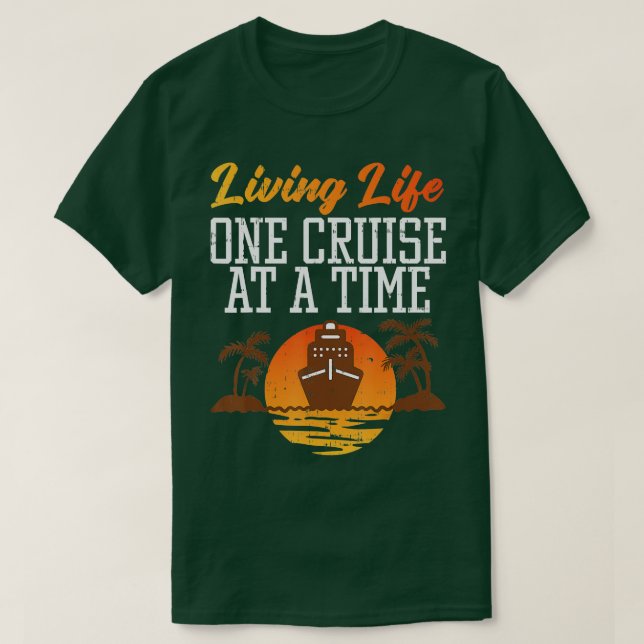Leben eine Reise bei einer Ausflugsreise T-Shirt (Design vorne)
