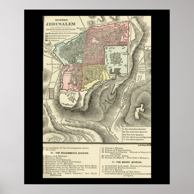 Leben eines Christ Preface Map Poster (Vorne)