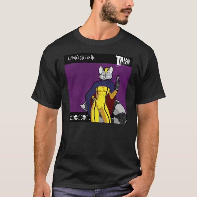 "Leben eines das lila Piraten für mich" T - Shirt (Vorderseite)
