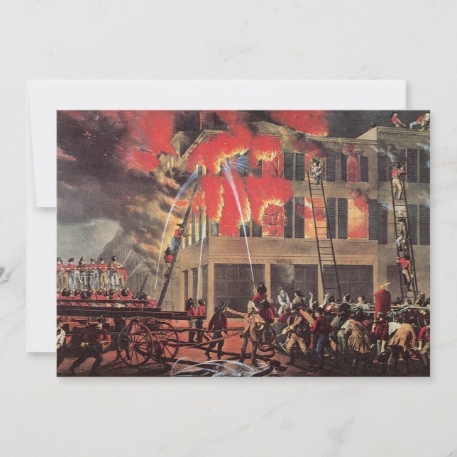 Leben eines Feuerwehrmanns, Feuerbrand für Vintage (Vorderseite)