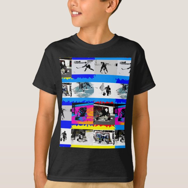 Leben eines Hockeyspielers - Eishockey T-Shirt (Vorderseite)