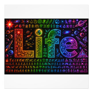 Leben eines Starkind | Weltraumthemen-Print aus Fo Fotodruck