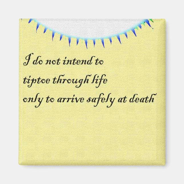 Leben erleben magnet (Vorne)