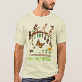 Leben-Evolutions-Primate zum Mann, T-Shirt