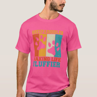 Leben flüssig machen Sheepadoodle T-Shirt