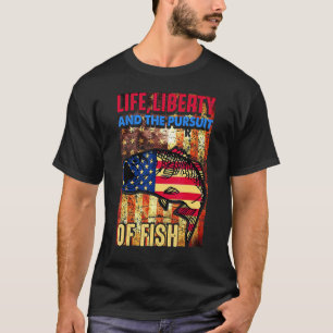 Leben Freiheit und das Streben nach Fisch Amerikan T-Shirt