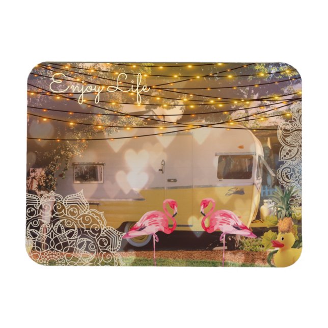 Leben genießen magnet (Horizontal)