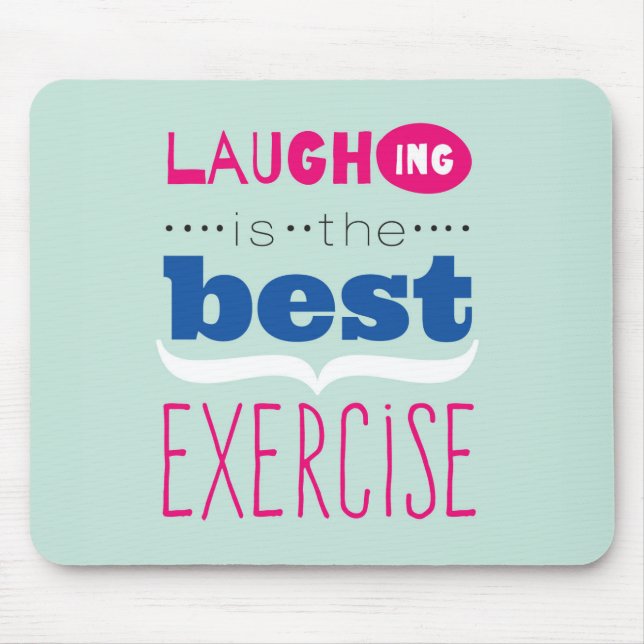 Leben genießen mousepad (Vorne)