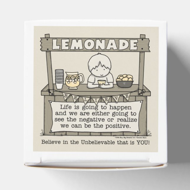 Leben geschieht geschenkschachtel (Oben)