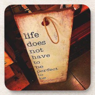 Leben Getränkeuntersetzer