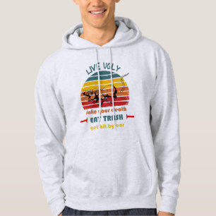 Leben hässliches Fake, Ihr Tod essen Müll T - Shir Hoodie