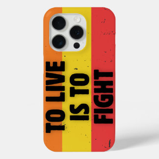 Leben heißt kämpfen - Retro Streifen Inspiration Case-Mate iPhone Hülle