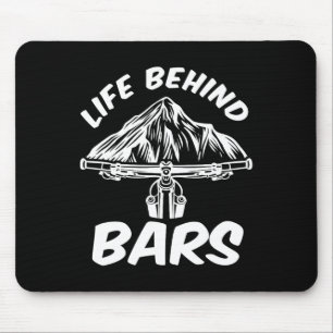 Leben hinter Rs Mountainbike Radfahren Radsportler Mousepad
