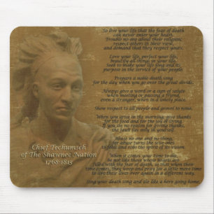 "Leben Ihr Leben" HauptTecumseh mousepad