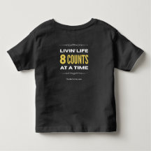 "Leben im 8-Takt-Takt" T-Shirt für Kleinkinder