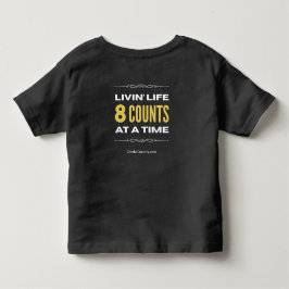 "Leben im 8-Takt-Takt" T-Shirt für Kleinkinder