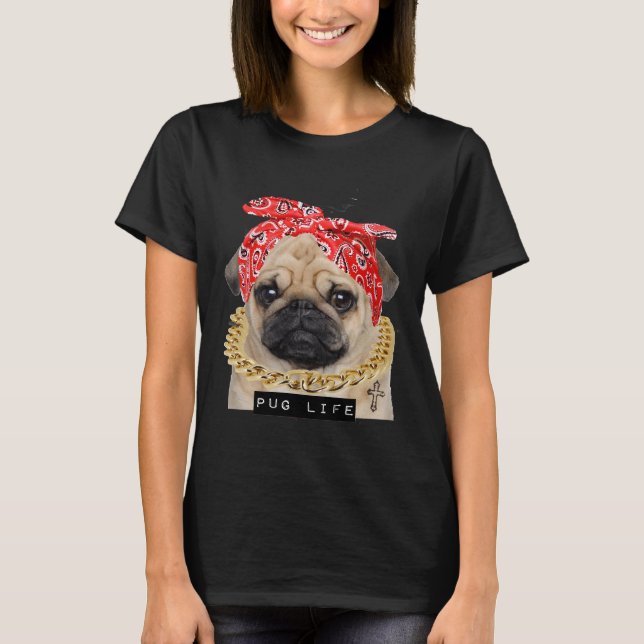 Leben im Mops Essenzieller T - Shirt 320 (Vorderseite)