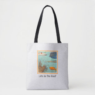 Leben im Riff Tote Bag Tasche