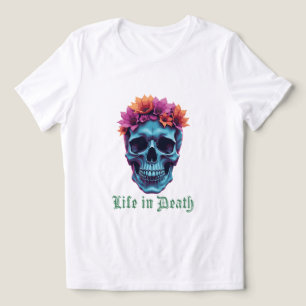 Leben im Tod, Blühen in Blau Tri-Blend Shirt