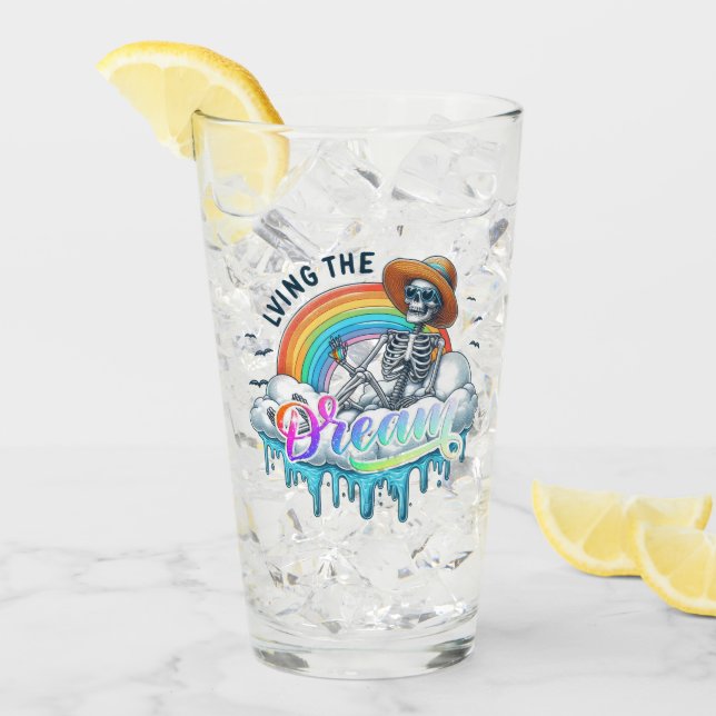 Leben im Traum - Skelett Glas (Vorderseite Ice)