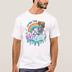 Leben im Traum - Skelett T-Shirt