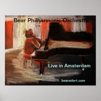 Leben in Amsterdam Poster
