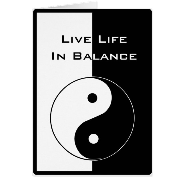 Leben in Balance (Vorne)