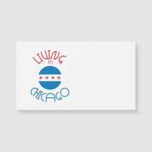 Leben in Chicago Magnetkarte