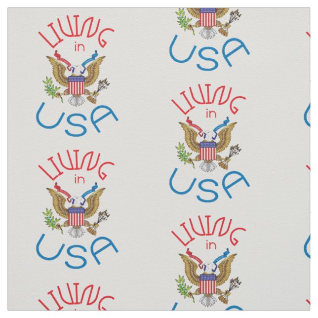 Leben in den USA Stoff (Muster)