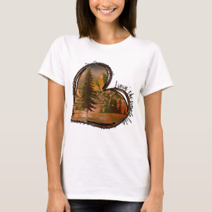 Leben in der einfachen Herznatur T-Shirt